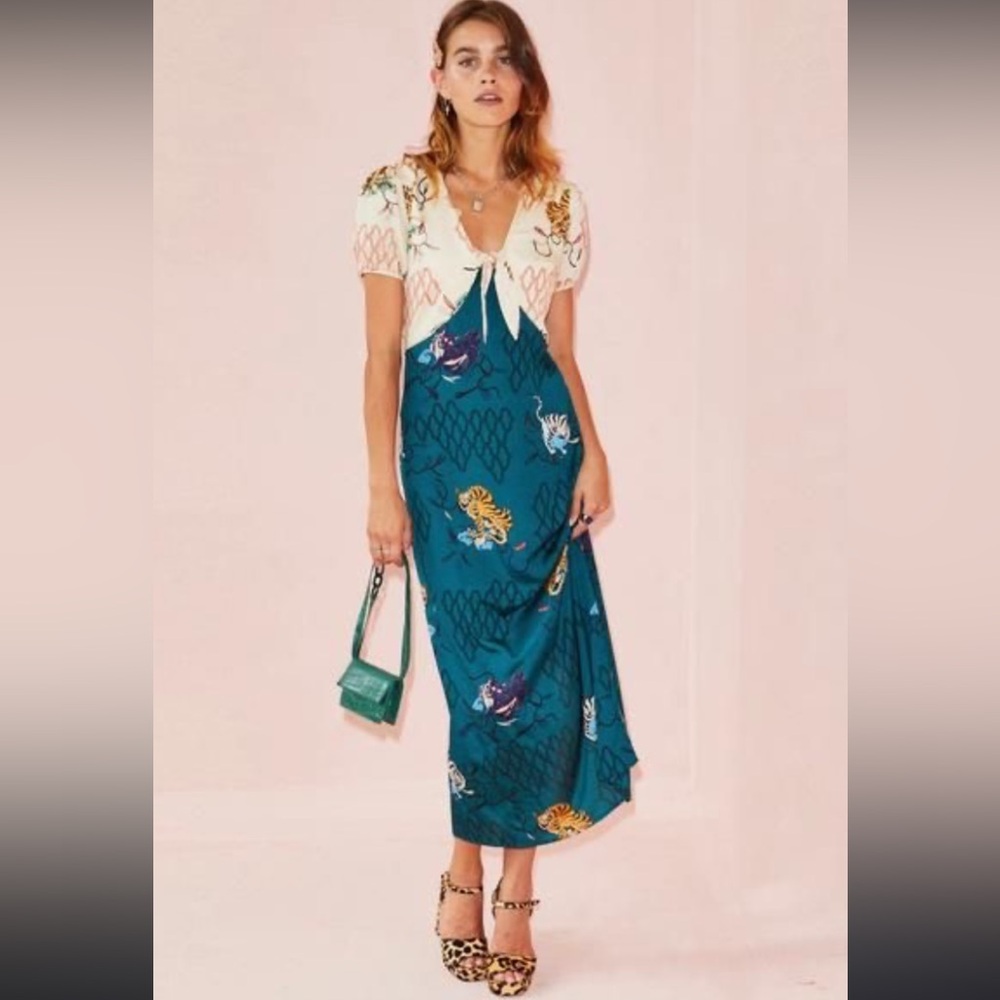 NWT Never Fully Dressed Tiger Midi